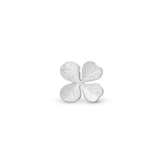 Christina Four Leaf Clover - Charm 4 mm Til Armbånd - Børstet Sterling Sølv 623-S269