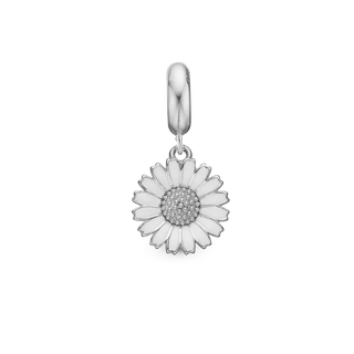 Christina Charming Marguerit - Hænger Charm 4 mm Til Armbånd - Sterling Sølv 623-S335