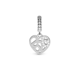 Christina 2026 - Hænger Charm 4 mm Til Armbånd - Blankpoleret sølv 623-S367
