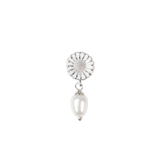 Christina Marguerite Pearl charm 4 mm sølv 623-S396