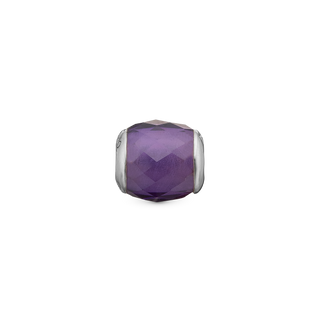 Christina Precious Amethyst - Charm 4 mm Til Armbånd - Sterling Sølv m. 1 Ametyst 623-S39