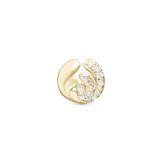Christina Ocean Splash Charm 6 mm til Classic Læderarmbånd - Forgyldt Sterling Sølv m. 15 Hvide Cubic Zirkonia 630-G258