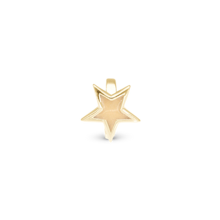 Christina Glow in the dark - Star Charm 6 mm til Classic Læderarmbånd - Blankpoleret Forgyldt Sterling Sølv 630-G289