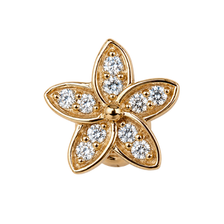 Christina Flower Heaven charm 6 mm forgyldt sølv 630-G303