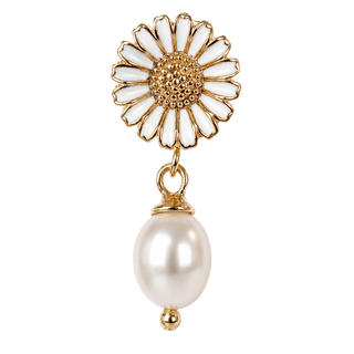 Christina Marguerite Pearl charm 6 mm forgyldt sølv 630-G306
