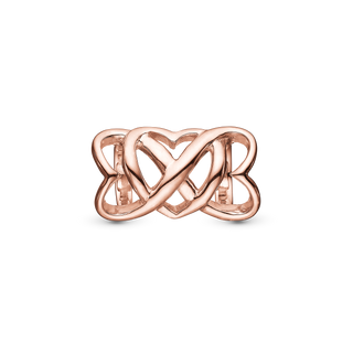 Christina Eternity Charm 6 mm til Classic Læderarmbånd - Blankpoleret Rosaforgyldt 630-R167
