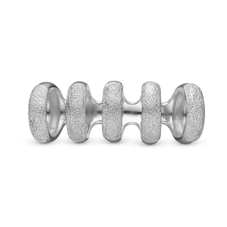 Christina Pieces of Galaxy Charm 6 mm til Classic Læderarmbånd - Børstet Sterling Sølv 630-S134