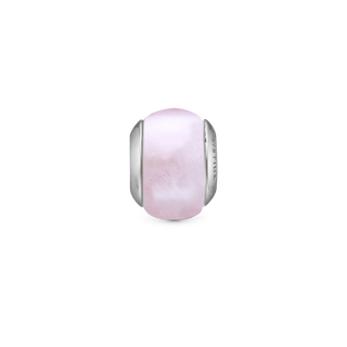 Christina Rose Quartz Magic Charm 6 mm til Classic Læderarmbånd - Sterling Sølv m. 1 Rosakvarts 630-S143