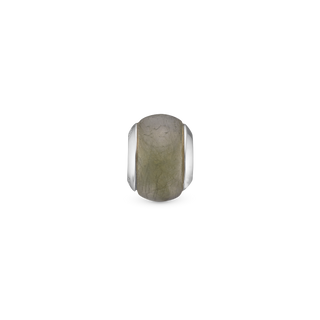 Christina Green Moss Magic Charm 6 mm til Classic Læderarmbånd - Blankpoleret Sterling Sølv m. 1 Agat 630-S147