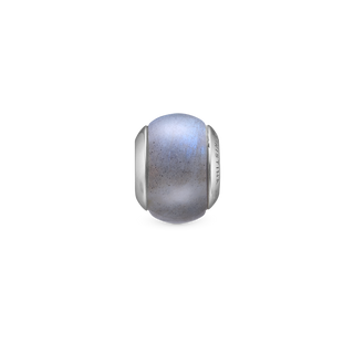 Christina Labradorite Magic Charm 6 mm til Classic Læderarmbånd - Sterling Sølv m. 1 Labradorit 630-S151