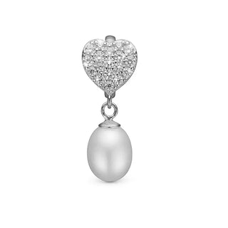 Christina Sparkling Heart Charm 6 mm
