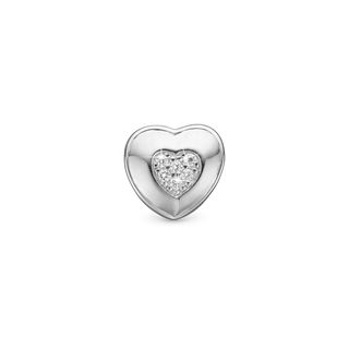 Christina Let Love shine Charm 6 mm til Classic Læderarmbånd - Sterling Sølv m. 6 Hvide Cubic Zirkonia 630-S264