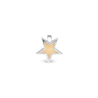 Christina Glow in the dark - Star Charm 6 mm til Classic Læderarmbånd - Blankpoleret Sterling Sølv 630-S289