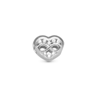 Christina Eternity Love Heart - Charm 6 mm 630-S295
