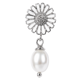 Christina Marguerite Pearl charm 6 mm sølv 630-S306