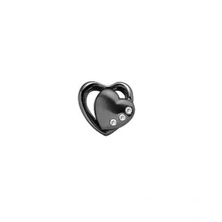 Christina Topaz 2-Hearts 6mm Charm