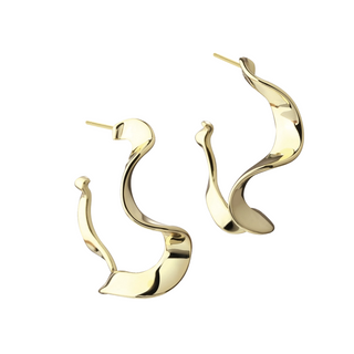 Aqua Dulce Twisted Hoop øreringe 6582