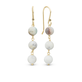 Christina Amazonite Øreringe 670-G43