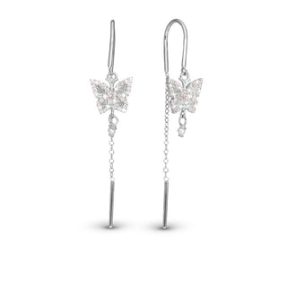 Christina øreringe Sparkling Butterfly 670-S85