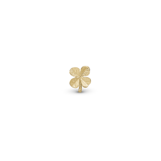 Christina Four Leaf Clover Enkelt Ørestik / Single Stud - Forgyldt Sterling Sølv 676-G04
