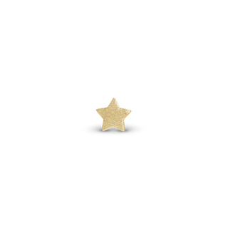 Christina Starlight Enkelt Ørestik / Single Stud - Mat Forgyldt Sterling Sølv 676-G28