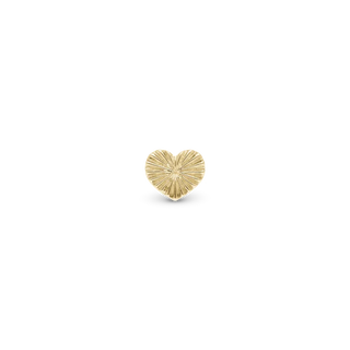 Christina Little Sweet Heart Enkelt Ørestik / Single Stud - Blankpoleret Forgyldt Sterling Sølv 676-G31