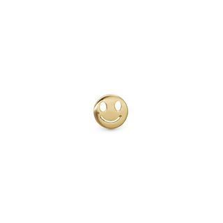Christina Smiling Enkelt Ørestik / Single Stud - Blankpoleret Forgyldt Sterling Sølv 676-G26
