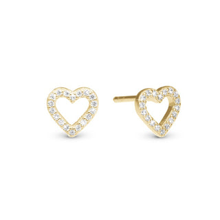 Christina øreringe Shimmery Heart 671-G128