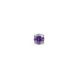 Christina Purple Zirkon Øreringe 671-S114PURPLE