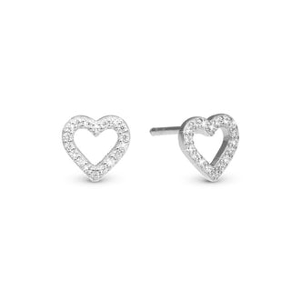 Christina øreringe Shimmery Heart 671-S128