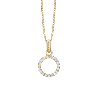 Christina sparkly Circle vedhæng 680-G06