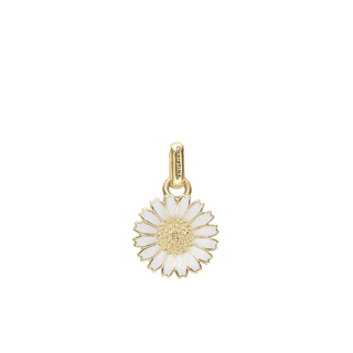Christina Marguerit Ø 12mm Vedhæng - Forgyldt Sterling Sølv 680-G134