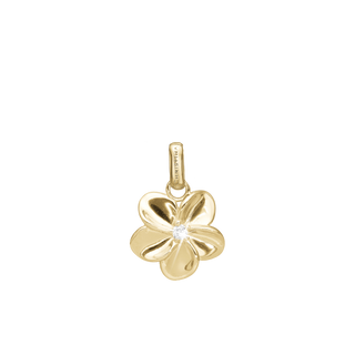 Christina Flower Bouquette Vedhæng - Blankpoleret Forgyldt sølv m. 1 Cubic Zirkonia 680-G165