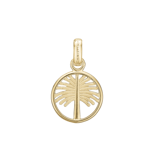 Christina Palm Tree Vedhæng - Blankpoleret Forgyldt Sterling Sølv 680-G89