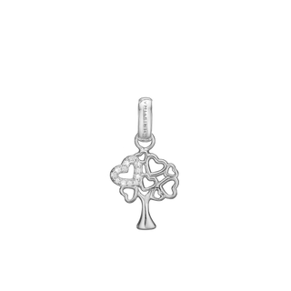 Christina Tree of Hearts Vedhæng - Blankpoleret Sterling Sølv m. 12 Hvide Cubic Zirkonia 680-S109