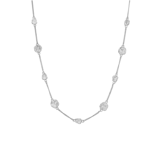 Christina Antique Halskæde - Mat Sterling Sølv 680-S138