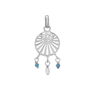 Christina Ocean sunset Vedhæng - Blankpoleret Sterling Sølv m. 37 Hvide Cubic Zirkonia 680-S141