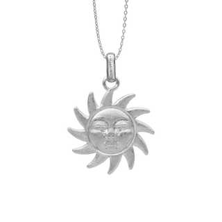 Christina Glowing Sun Vedhæng - Mat Sterling Sølv 680-S149