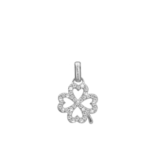Christina Shimmery Clover Vedhæng - Blankpoleret Sterling Sølv m. 37 Cubic Zirkonia 680-S164