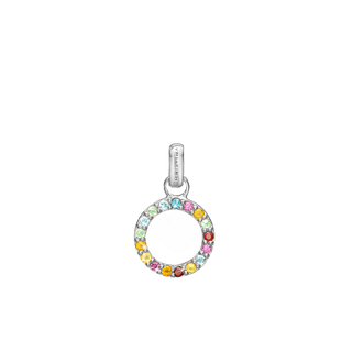 Christina World Goals Vedhæng - Blankpoleret Sterling Sølv m. 17 Multi color 680-S69