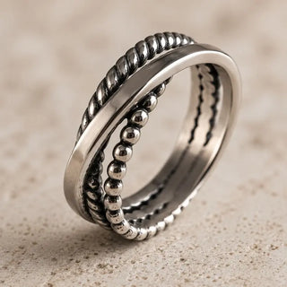 Nordic Raw Twist ring 701006
