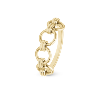 Christina Links Ring - Blankpoleret Forgyldt Sterling Sølv 2.25.B