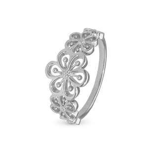 Christina Flower Heaven Ring - Blankpoleret Sterling Sølv 3.31.A