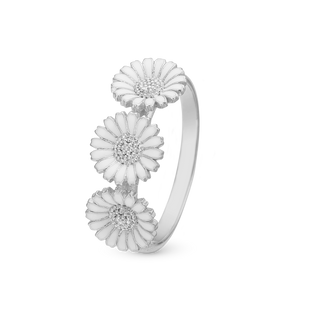 Christina Triple Marguerit Ring - Sterling Sølv 7.2.A