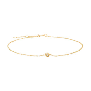 14 kt. guldarmbånd m. 0,005 ct W/SI