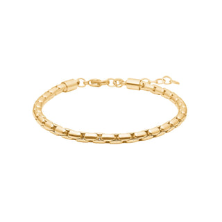 SON armbånd stål IP gold