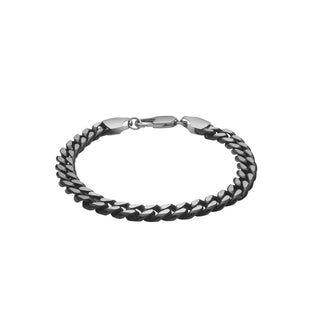 SON armbånd stål IP black 19cm