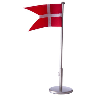 Fortinnet flagstang m. dåbsfod, 30 cm