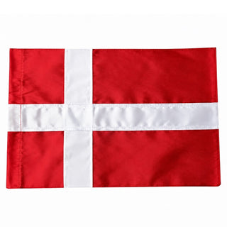 Dannebrog stutflag til 40 cm - 10x16 cm