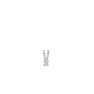 Aagaard vedhæng i 8 kt. hvidguld med 0,03 ct. diamant – 88849403-34